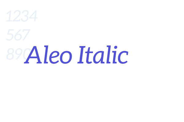 Aleo Italic