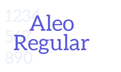 Aleo Regular Font Download