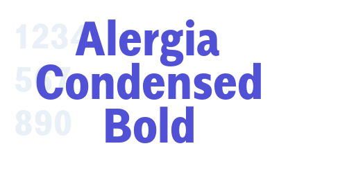 Alergia Condensed Bold