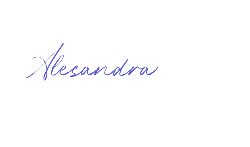 Alesandra Font Download