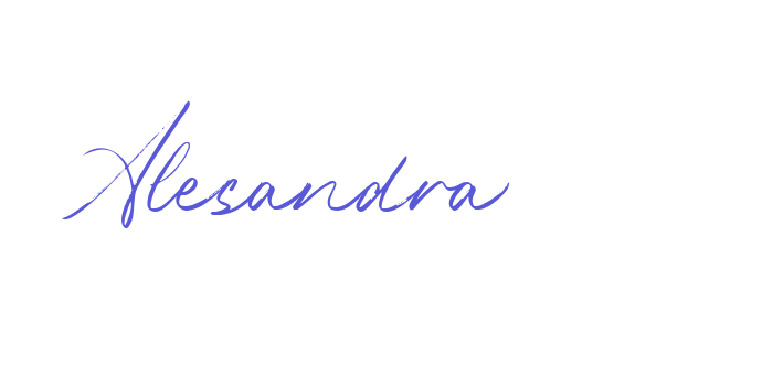 Alesandra Font Download