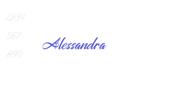 Alessandra font free