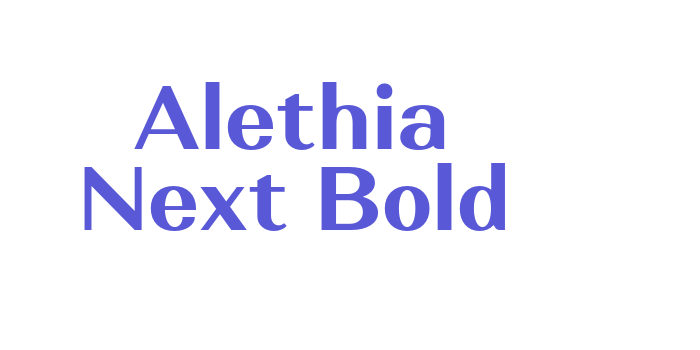 Alethia Next Bold Font Download