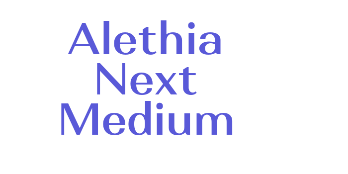 Alethia Next Medium Font Download