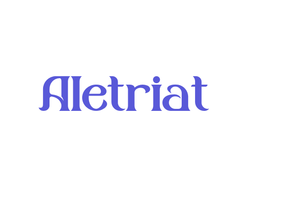 Aletriat Font