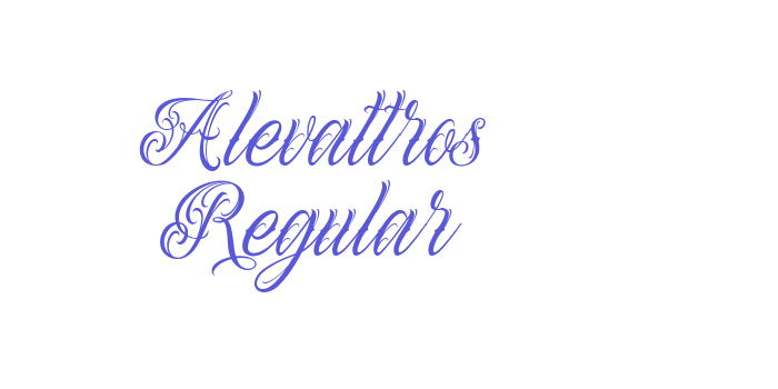 Alevattros Regular Font Download