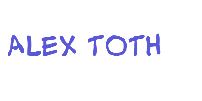 Alex Toth Font Download