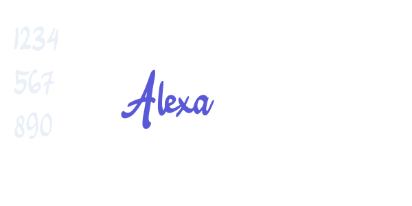 Alexa font free