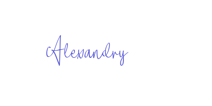 Alexandry Font Download