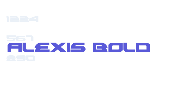 Alexis Bold font free