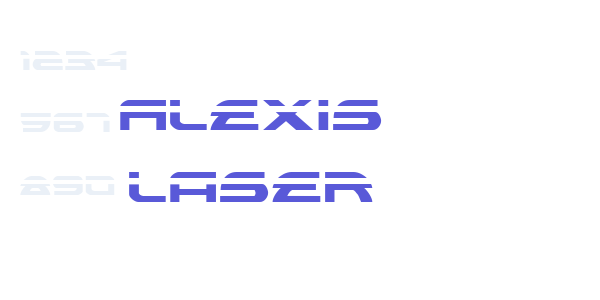 Alexis Laser font free