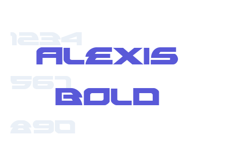 Alexis Bold Font Download