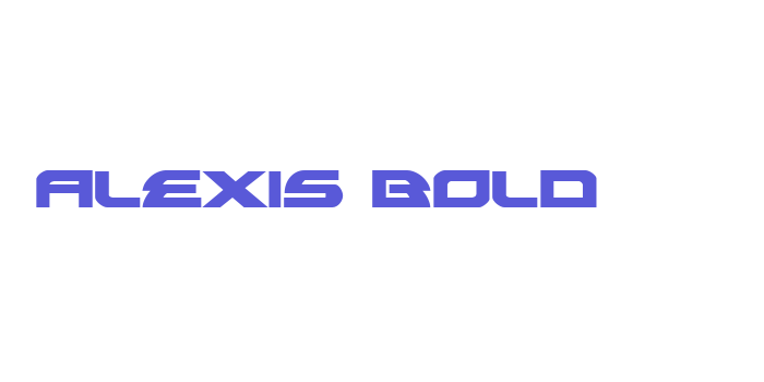 Alexis Bold Font Download