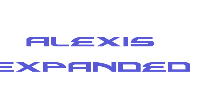 Alexis Expanded Font Download