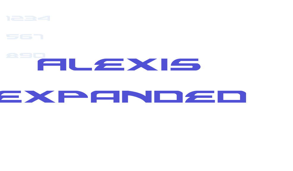 Alexis Expanded-font-download