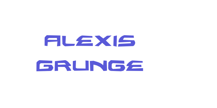 Alexis Grunge Font Download