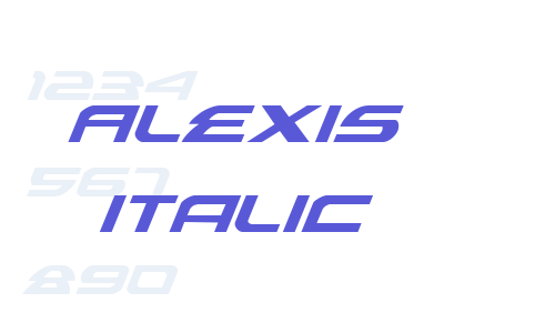 Alexis Italic Font Download