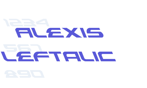 Alexis Leftalic Font Download