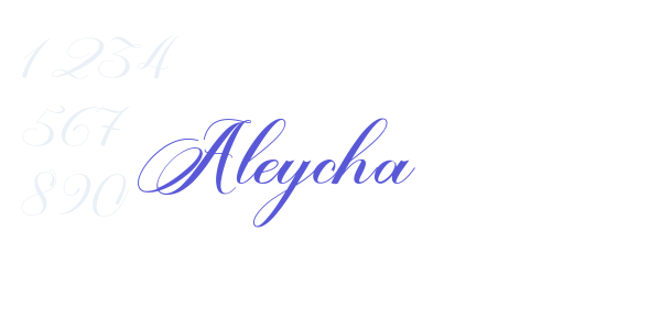 Aleycha font free