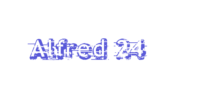 Alfred 24 Font