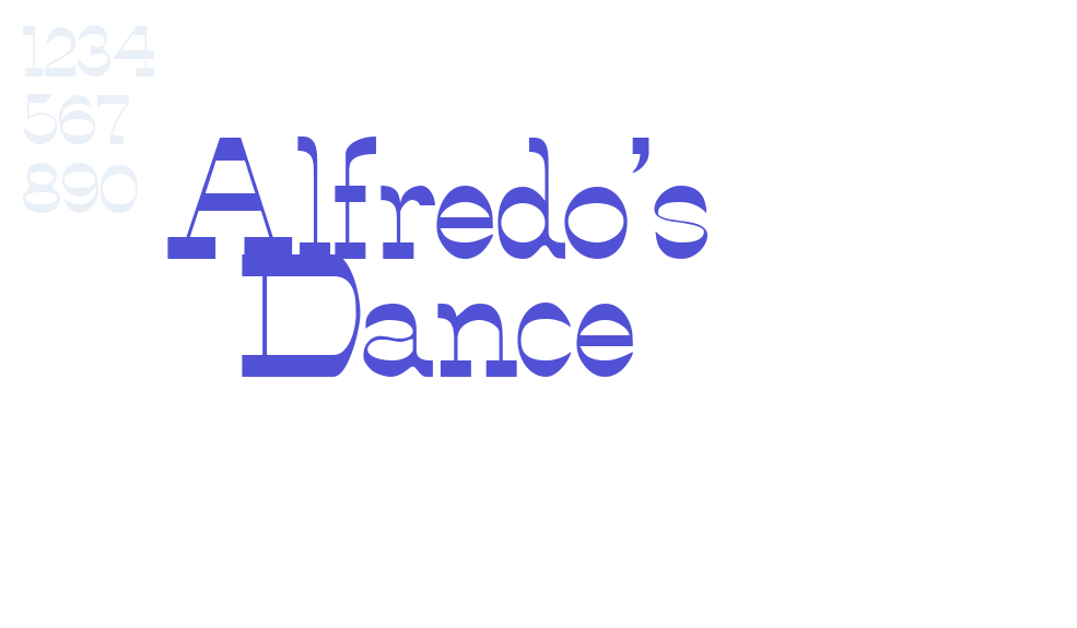 Alfredo’s Dance-font-download