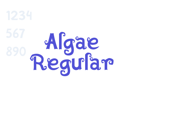 Algae Regular Font Download