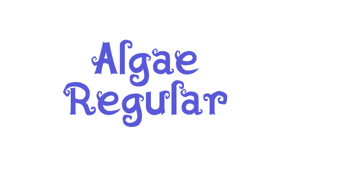 Algae Regular Font Download