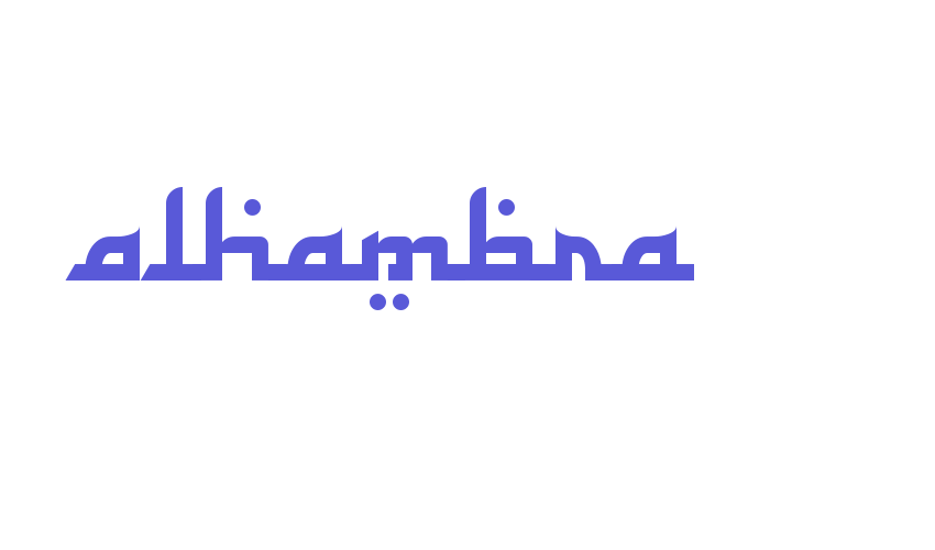 Alhambra Font Download