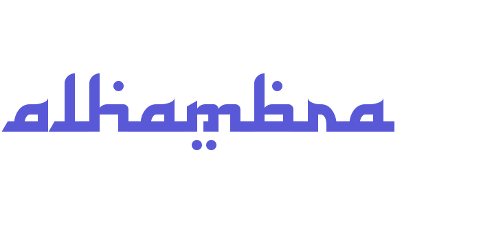 Alhambra Font