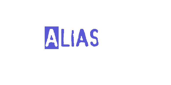 Alias Font