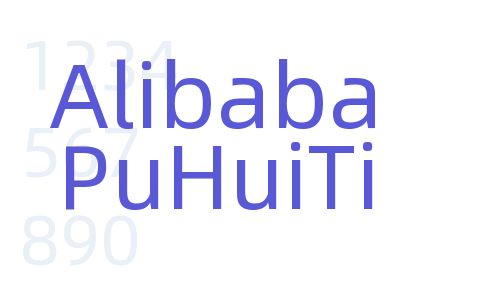 Alibaba PuHuiTi Font Download