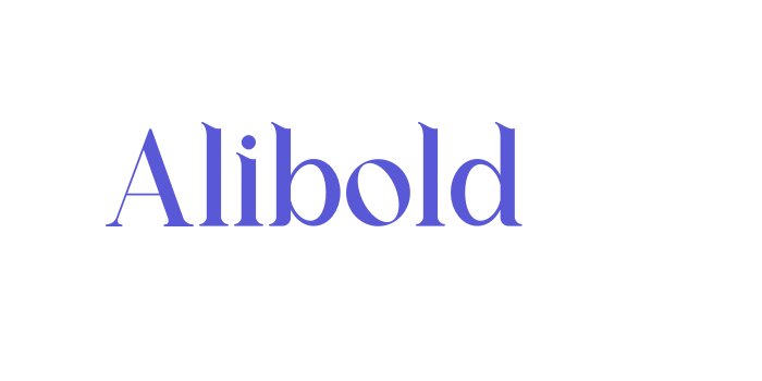 Download Alibold Font