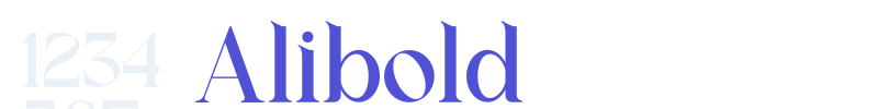 Alibold-font