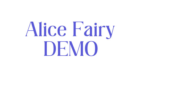 Alice Fairy DEMO Font Download