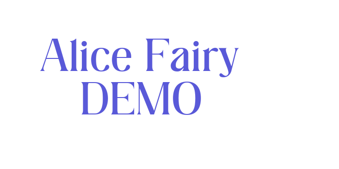 Alice Fairy DEMO Font