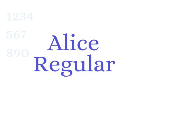Alice Regular