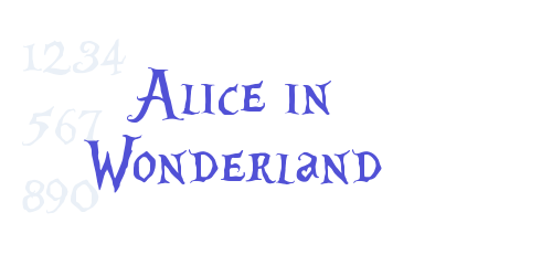 Alice in Wonderland-font-download
