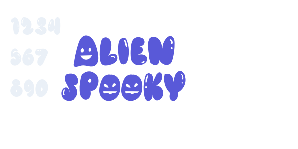 Alien Spooky font