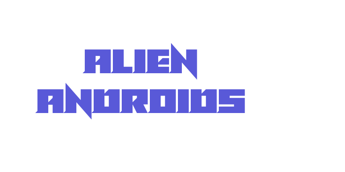 Alien Androids Font Download