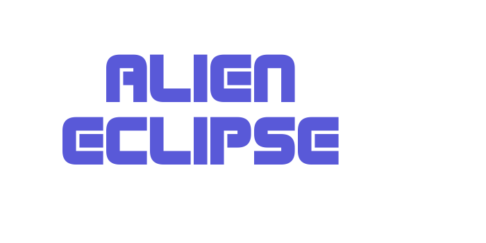 Alien Eclipse Font