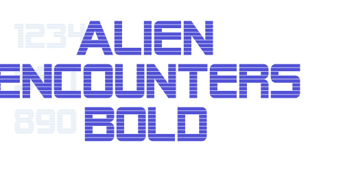 Alien Encounters Bold-font-download