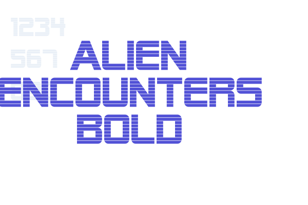 Alien Encounters Bold