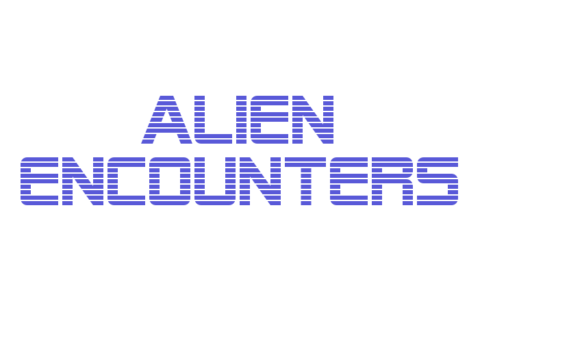 Alien Encounters Font Download