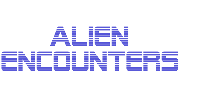 Alien Encounters Font Download