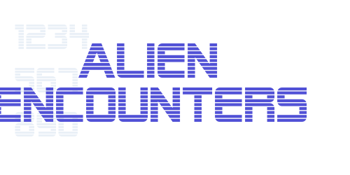 Alien Encounters-font-download
