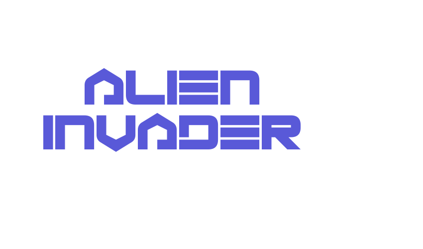 Alien Invader Font