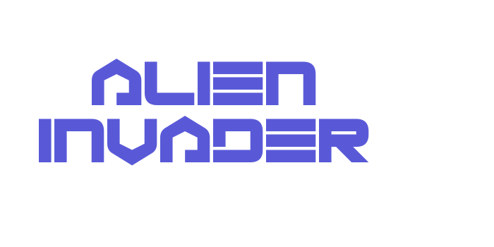 Alien Invader Font Download