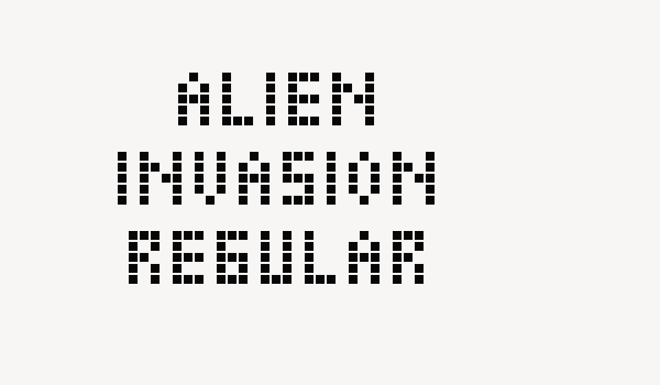 Alien Invasion Regular Font