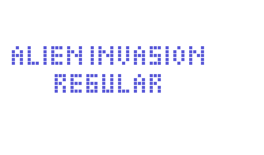 Alien Invasion Regular Font Download