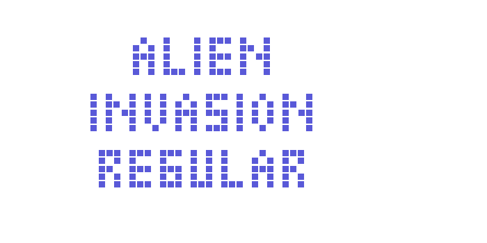 Alien Invasion Regular Font Download